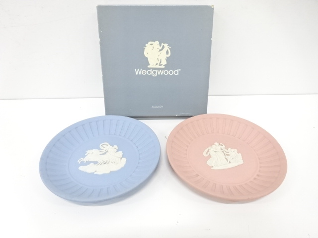 WEDGWOOD　ウェッジウッド　ジャスパー　ミニトレイ　ペア　洋食器